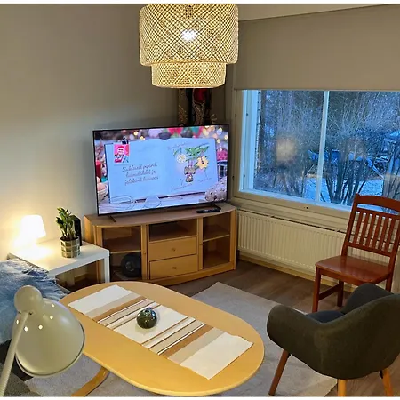 Viihtyisae Saunallinen Kaksio Laehellae Santa Claus Villagea Ja Napapiiriae *