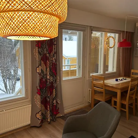 Апартаменты Viihtyisae Saunallinen Kaksio Laehellae Santa Claus Villagea Ja Napapiiriae Рованиеми