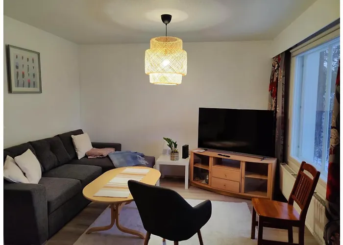 Viihtyisae Saunallinen Kaksio Laehellae Santa Claus Villagea Ja Napapiiriae Apartament *