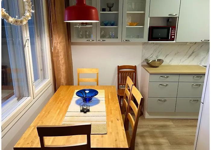 Viihtyisae Saunallinen Kaksio Laehellae Santa Claus Villagea Ja Napapiiriae Apartament Rovaniemi