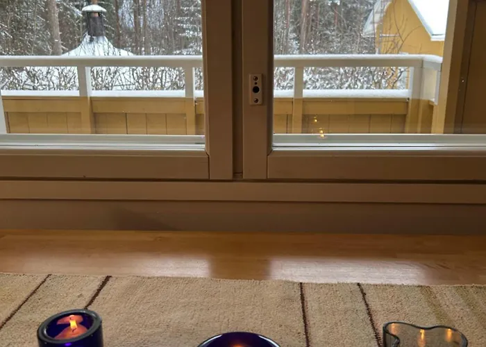 Viihtyisae Saunallinen Kaksio Laehellae Santa Claus Villagea Ja Napapiiriae